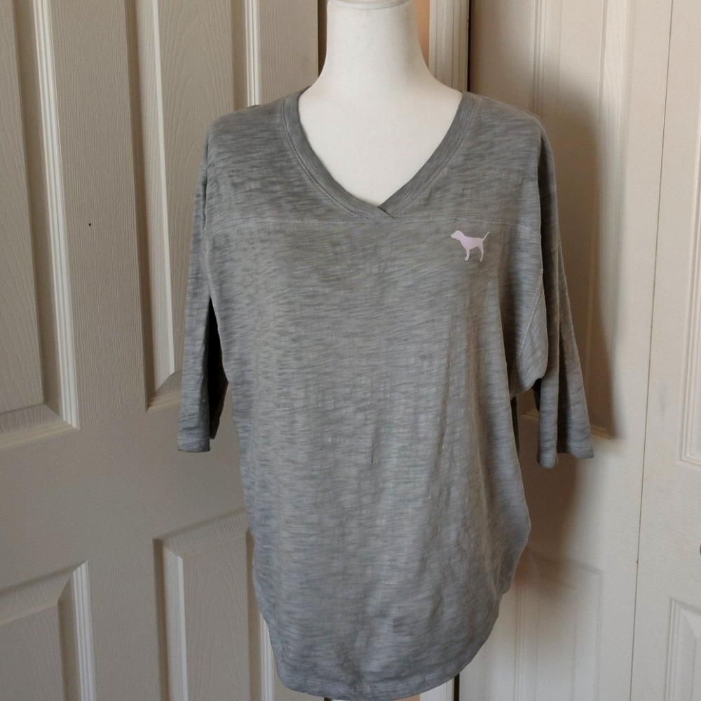 Pink Victoria Secret V neck top
